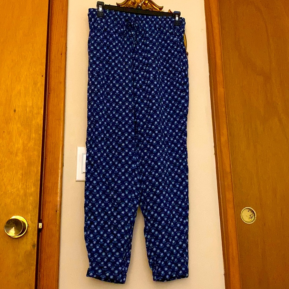 Floral Pattern Pants